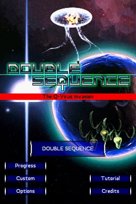 Double Sequence - The Q-Virus Invasion (USA) (En,Fr,De,Es,It) screen shot title